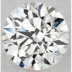 2,5 Karat runder, natürlicher, aus der Erde gewonnener Diamant, Farbe E, VVS1, exzellenter Schliff, lose