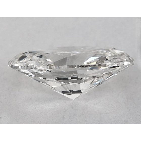 Diamant 2,5 Karat, ovaler Diamant, lose, F, VVS1, sehr guter Schliff