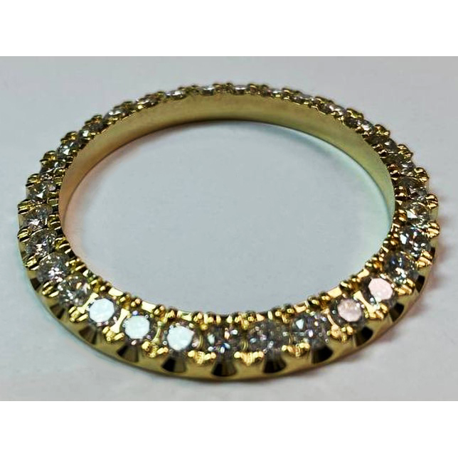 Maßgefertigte Diamantlünette mit 5 Karat für 36-mm-Rolex-Uhren