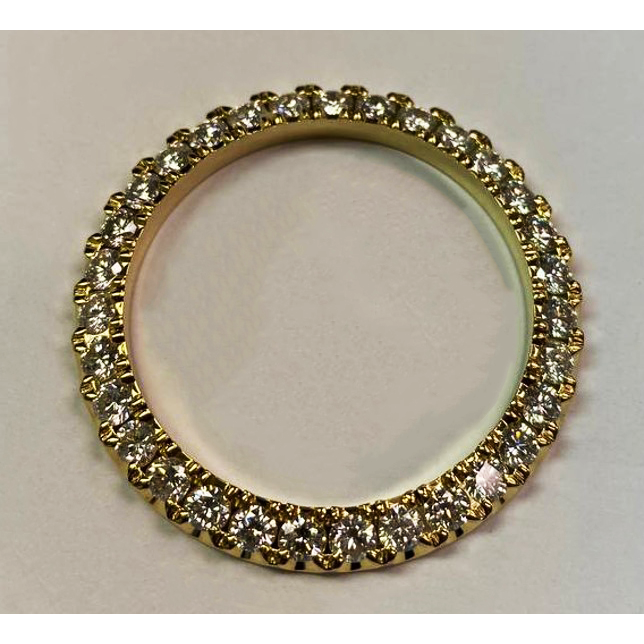 Maßgefertigte Diamantlünette mit 5 Karat für 36-mm-Rolex-Uhren
