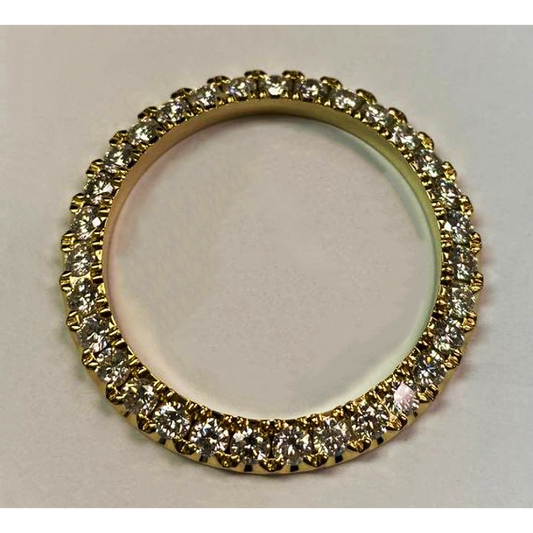 Maßgefertigte Diamantlünette mit 5 Karat für 36-mm-Rolex-Uhren