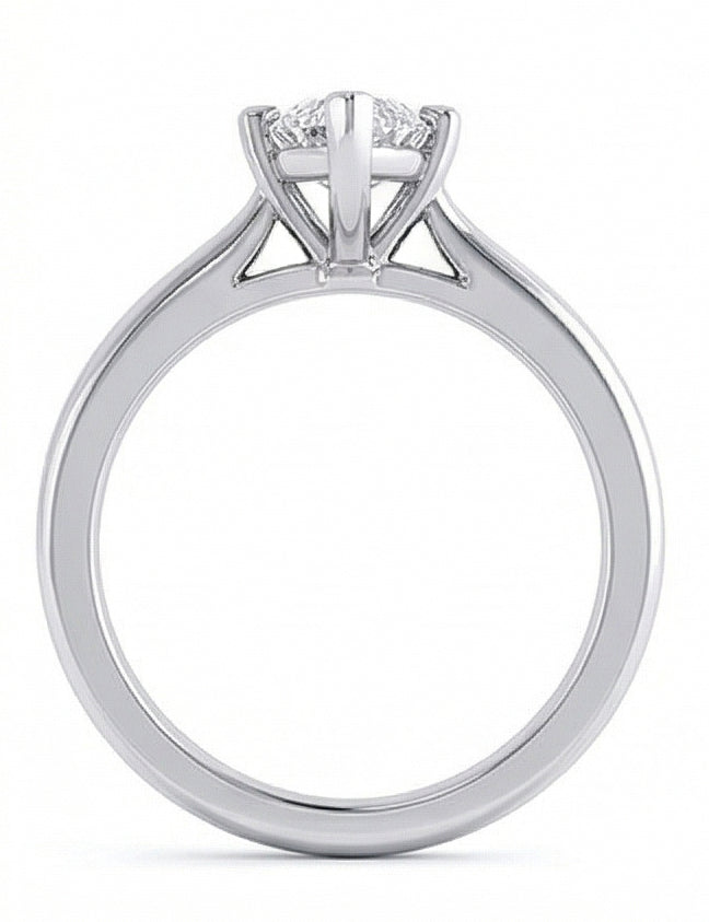 echter marquise diamant 1.50Karat ring Draufsicht