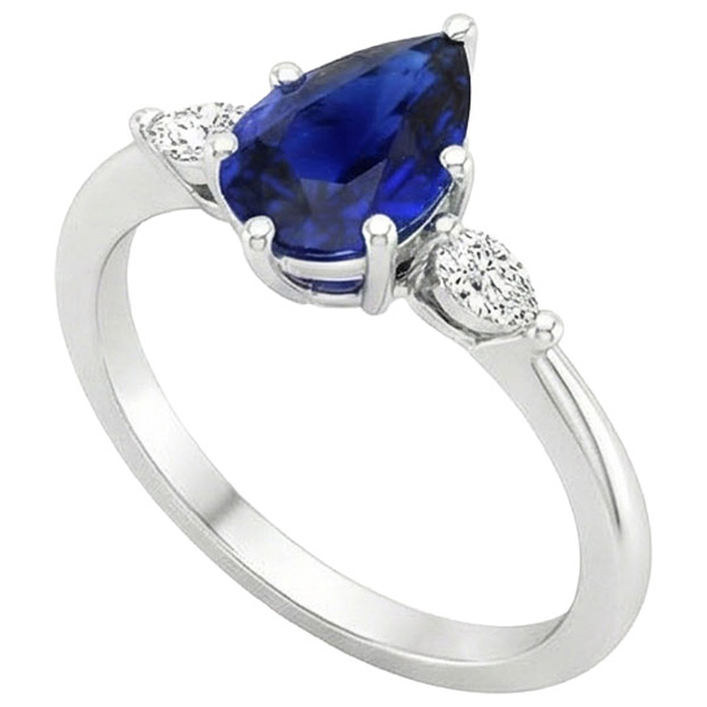 echter marquise diamant 3Karat ring Seitenansicht