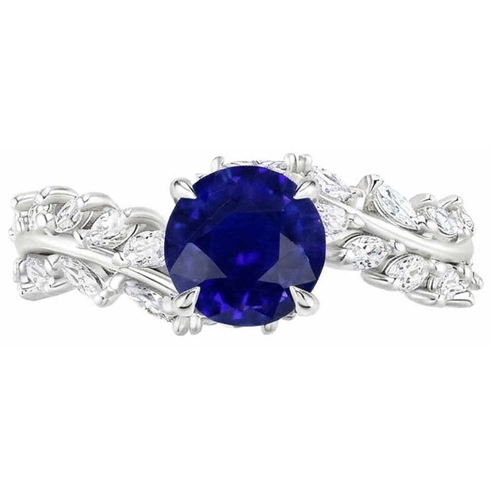 echter marquise diamant 4.50Karat ring Profilansicht