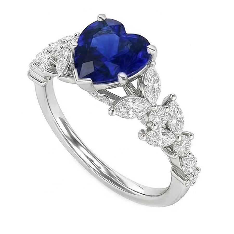 echter marquise diamant 3.50Karat ring Vorderansicht