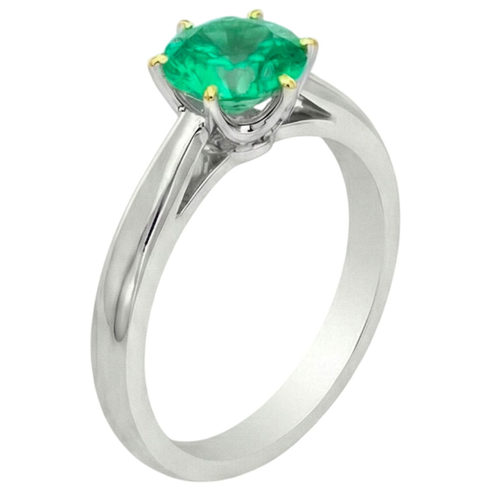 Handgefertigter Schmuckstein-Ring 2,50 Karat – Schrägansicht