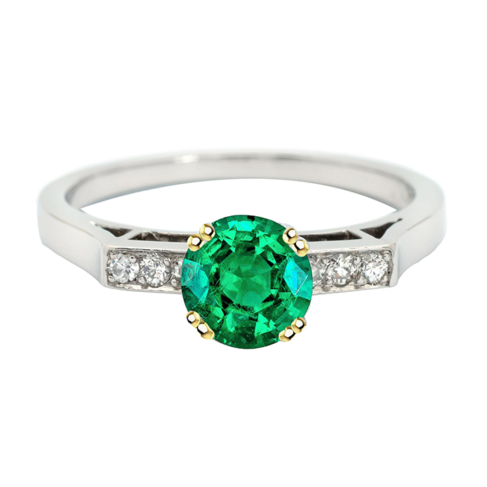 Exquisiter Edelstein-Ring 2 Karat – Hauptansicht