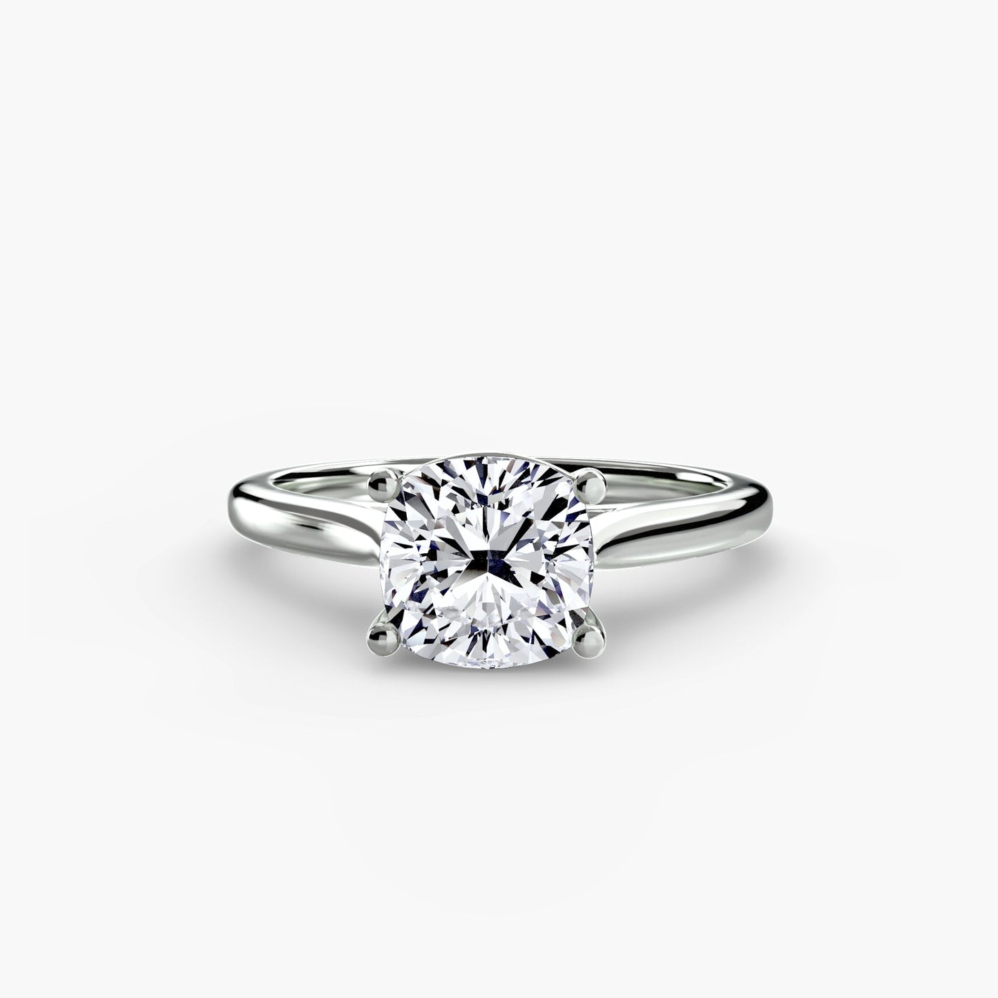 Diamant Ring in Gold – Schrägansicht