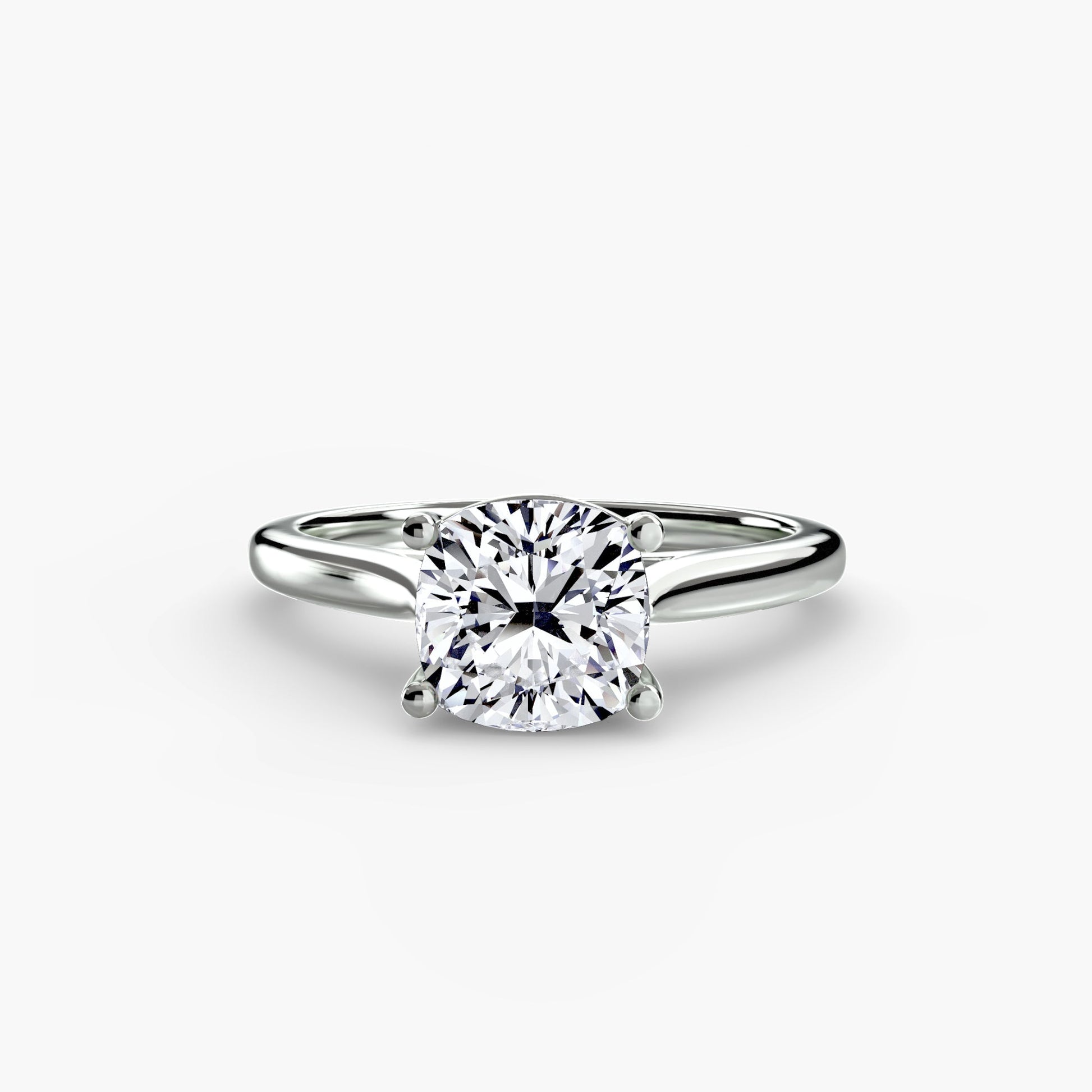 Diamant Ring in Gold – Schrägansicht