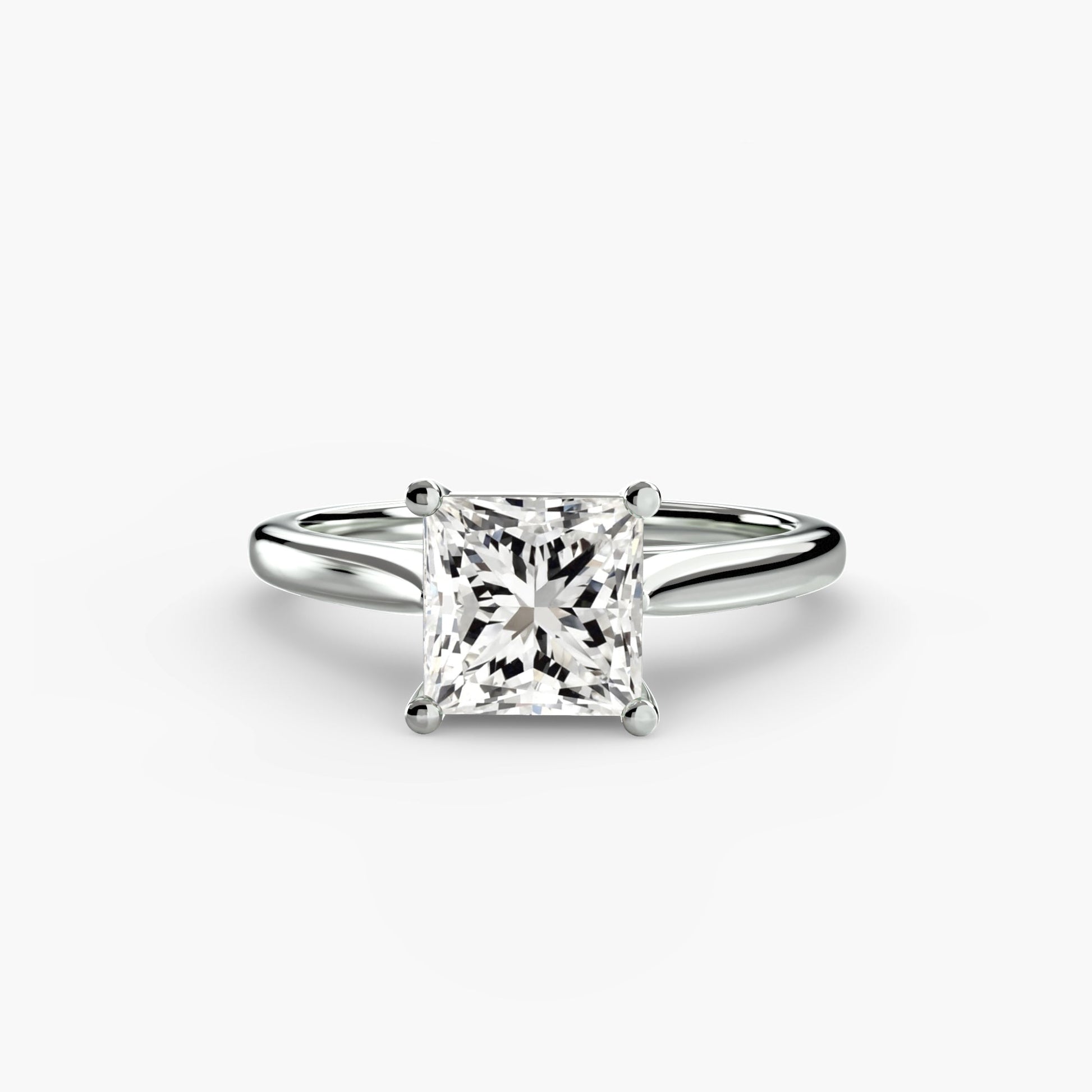 Diamant Setting -Karat Gold – Seitenansicht