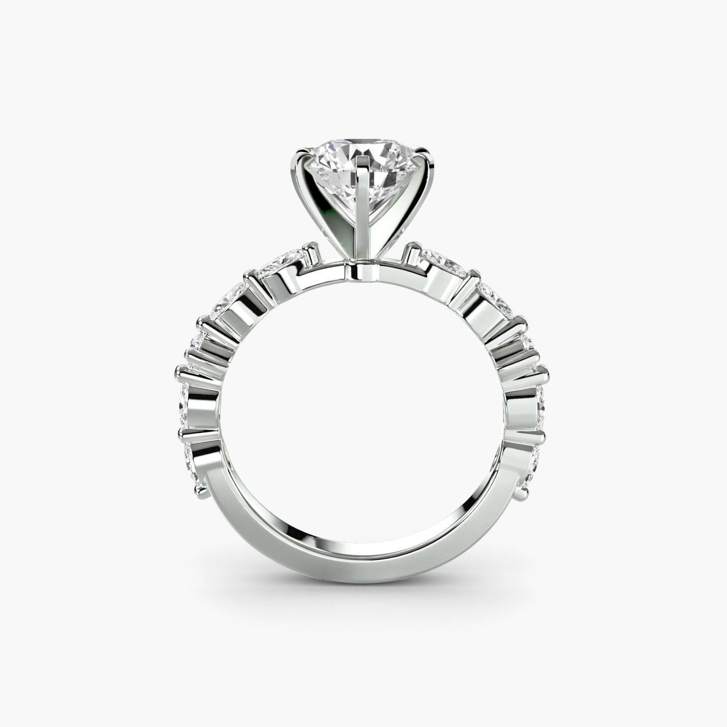 Handgefertigter Setting Karat – Frontansicht