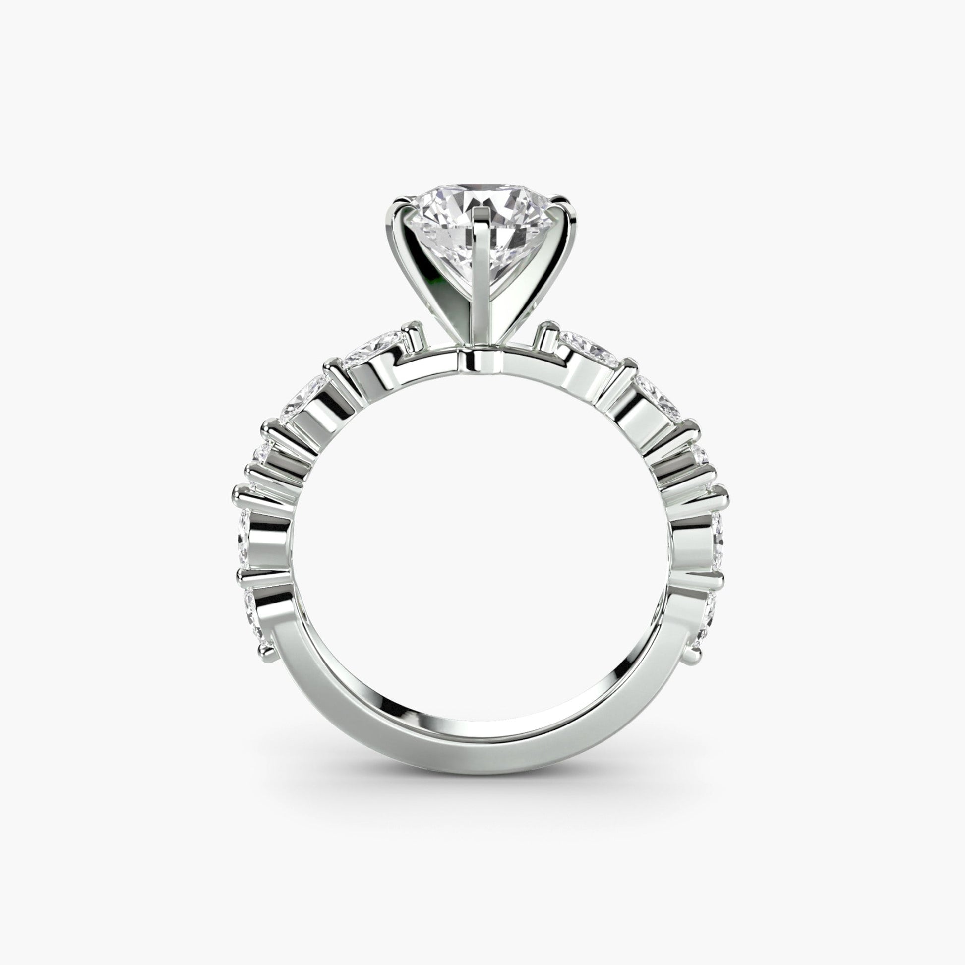Handgefertigter Setting Karat – Frontansicht