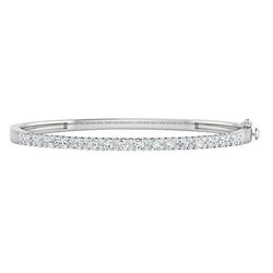 Natürliche DiamantDamen Tennisarmband 2.50 ct 14K Weißgold