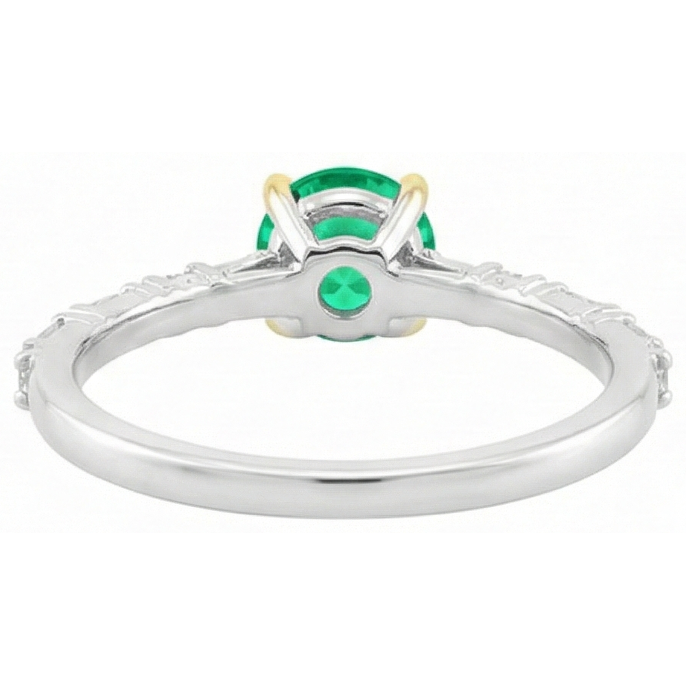 Edler Edelstein-Ring 2 Karat – Nahaufnahme