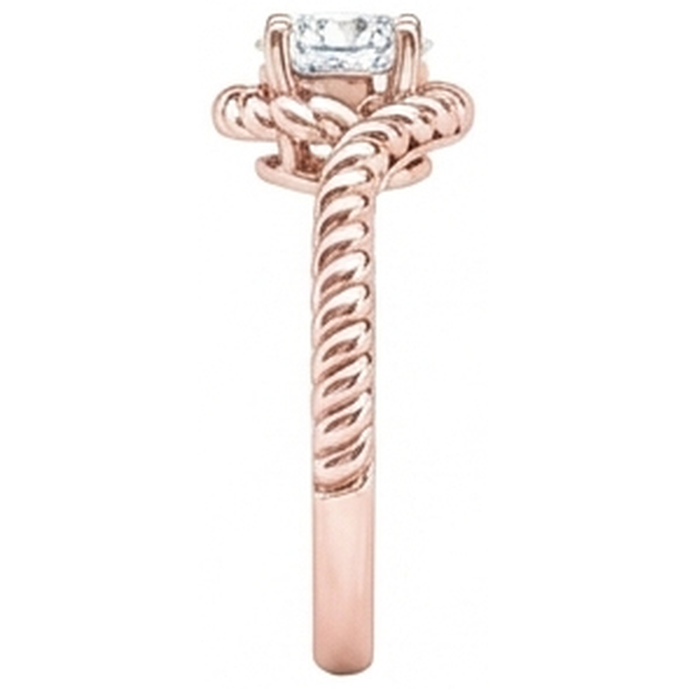 echter round diamant 1.75Karat ring auf Weiß