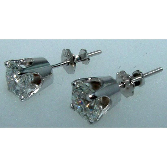 Natürliche Diamant Damen Ohrstecker 1,05 Ct. Wunderschöne Ohrstecker