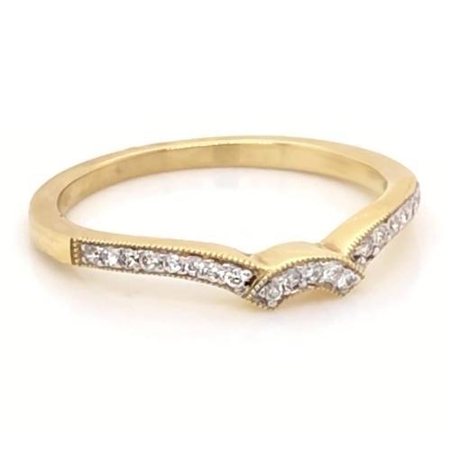 Natürliche Diamant Ehering 0,75 Karat Damen Gelbgold 14K Schmuck