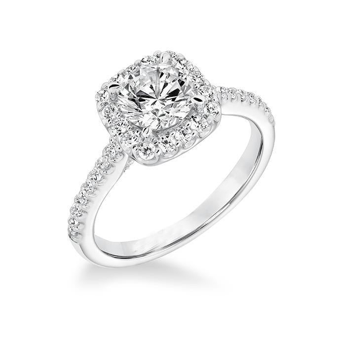 Natürliche DiamantEngagement Halo Ring 1.85 Carats