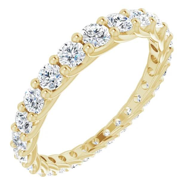 Natürliche Diamant Ewigkeit Band 1,30 Karat Spalierfassung Damen Schmuck Neu