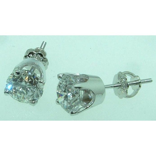 Natürliche Diamant Ohrstecker 2,50 ct. Platin Damenschmuck