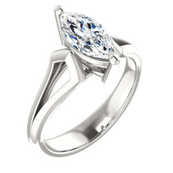 Natürliche Diamant Solitaire Ring 1,50 Karat Korbfassung Damen Schmuck