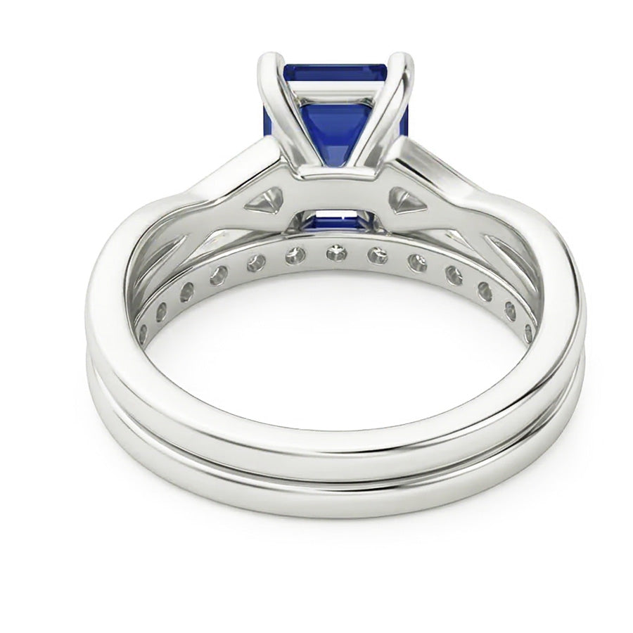 echter round diamant 2.50Karat ring Profilansicht
