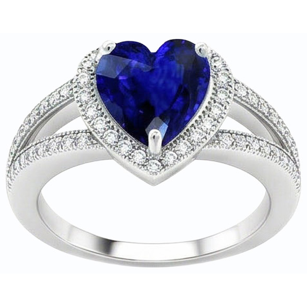 echter round diamant 4Karat ring Detailansicht