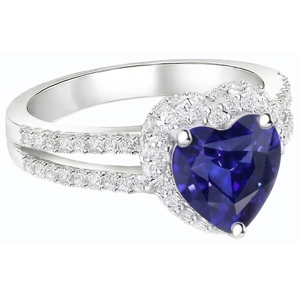 echter round diamant 3.50Karat ring Profilansicht