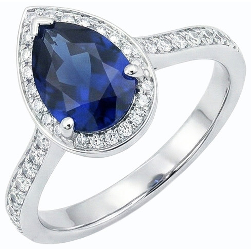 echter round diamant 4Karat ring Draufsicht