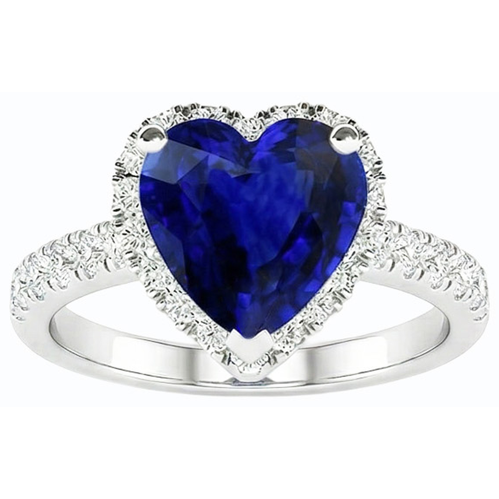 echter round diamant 3.50Karat ring Detailansicht