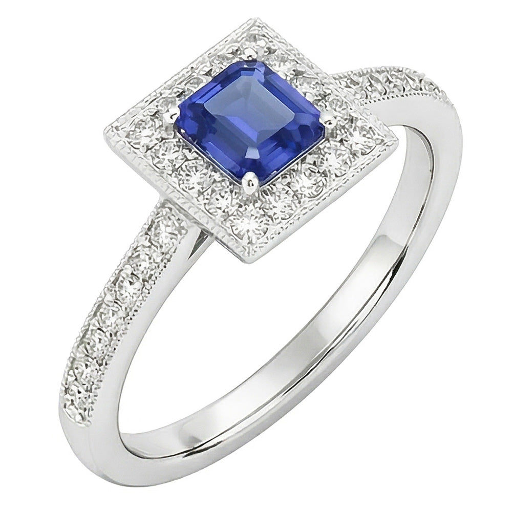 echter round diamant 3Karat ring Vorderansicht