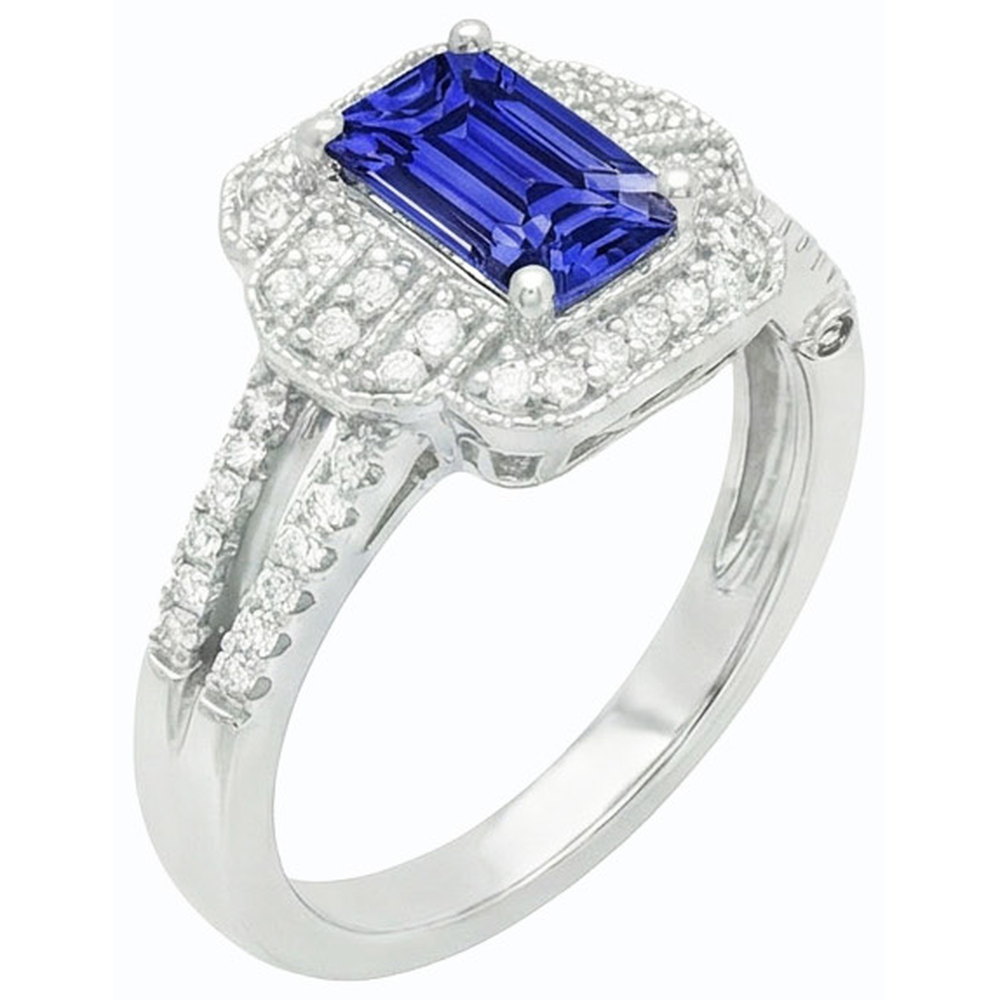 echter round diamant 4Karat ring Detailansicht