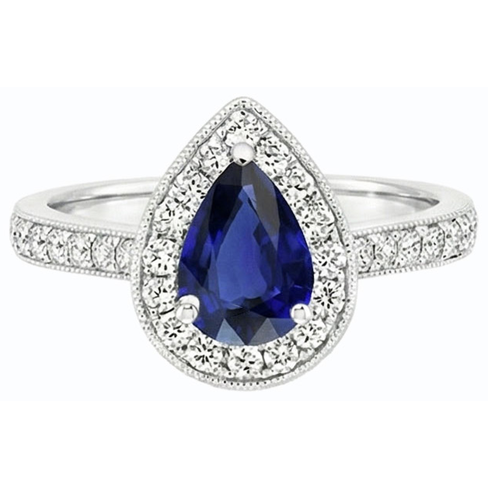 echter round diamant 4.50Karat ring Draufsicht