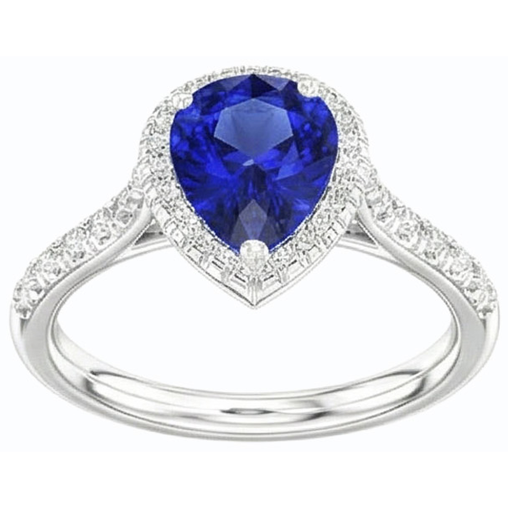 echter round diamant 3.50Karat ring Seitenansicht