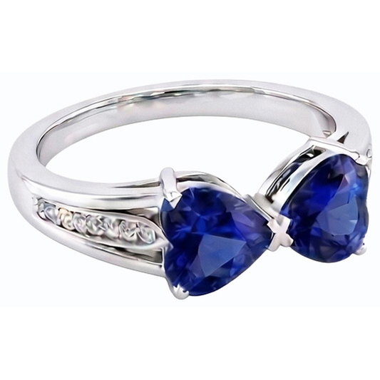 echter round diamant 3.50Karat ring Vorderansicht