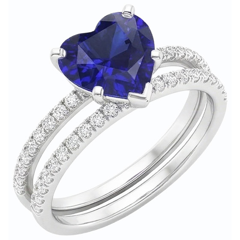 echter round diamant 3.50Karat ring Seitenansicht