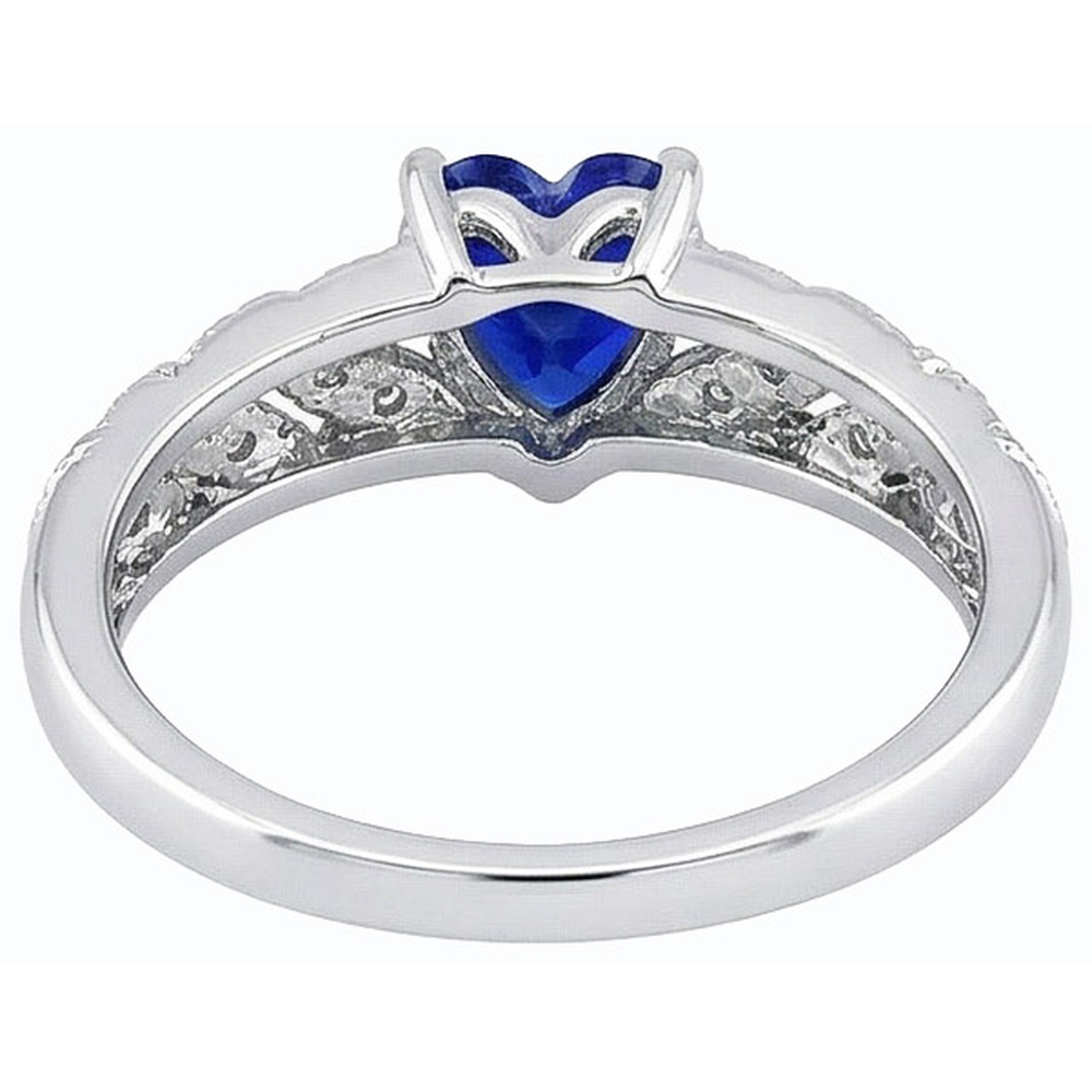 echter round diamant 2.50Karat ring Profilansicht