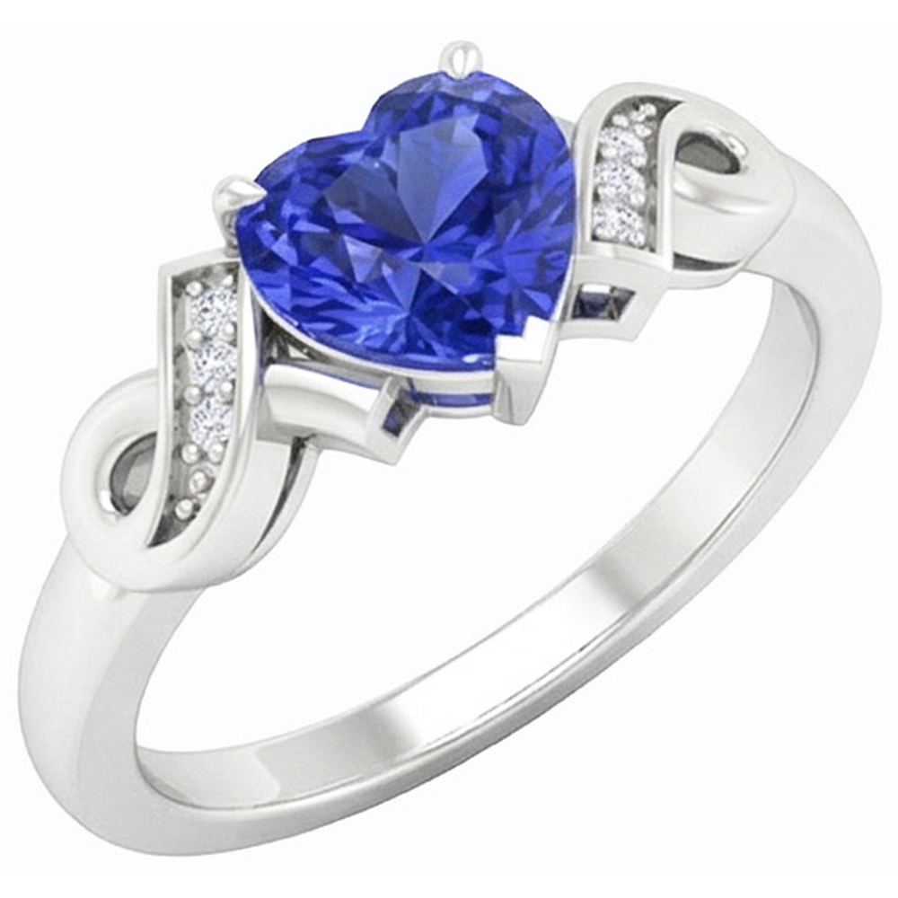 echter round diamant 1.75Karat memoire-ring Vorderansicht