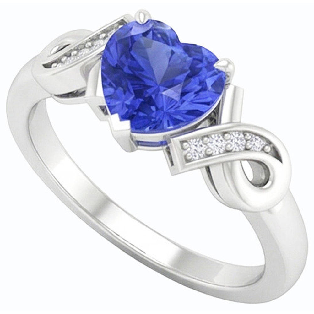 echter round diamant 1.75Karat memoire-ring Detailansicht