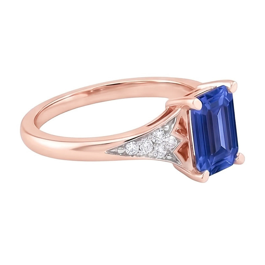 echter round diamant 2Karat ring Detailansicht