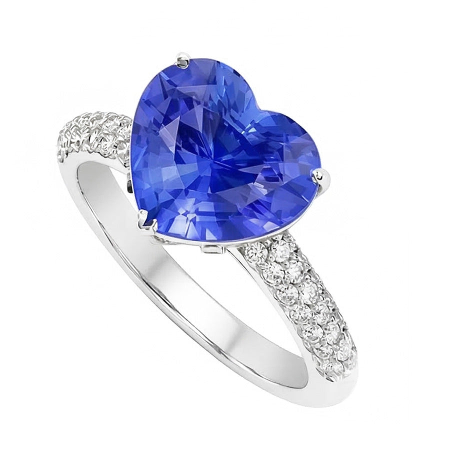 echter round diamant 4.50Karat ring Detailansicht