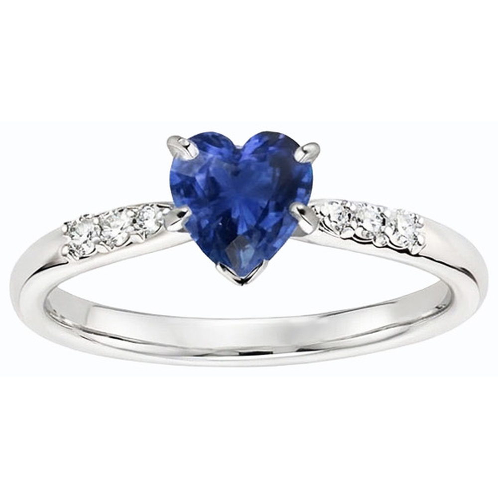 echter round diamant 1.50Karat ring Draufsicht