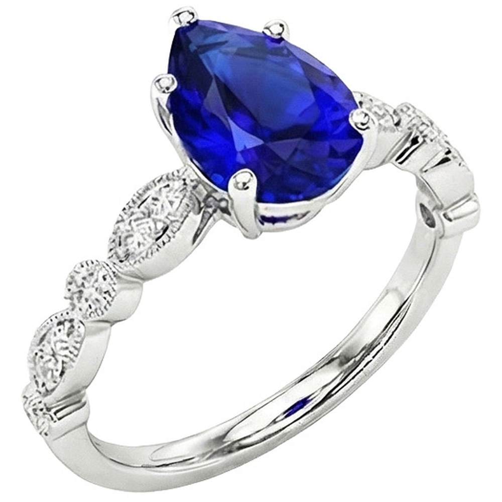 echter round diamant 2.50Karat ring Seitenansicht
