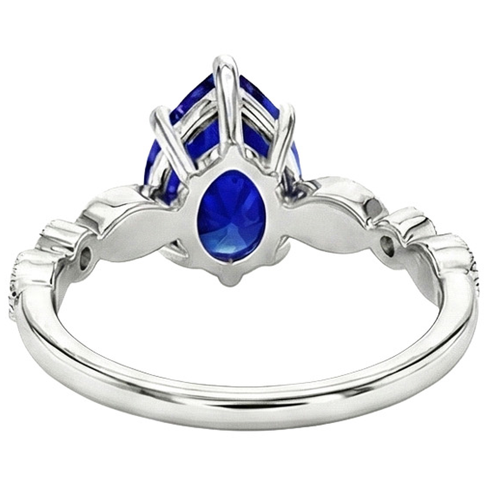 echter round diamant 2.50Karat ring Detailansicht
