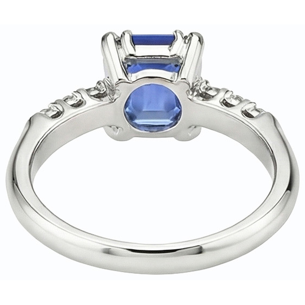 echter round diamant 3Karat ring Detailansicht