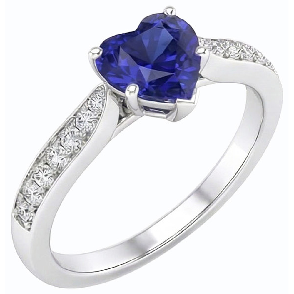 echter round diamant 2.50Karat ring Vorderansicht