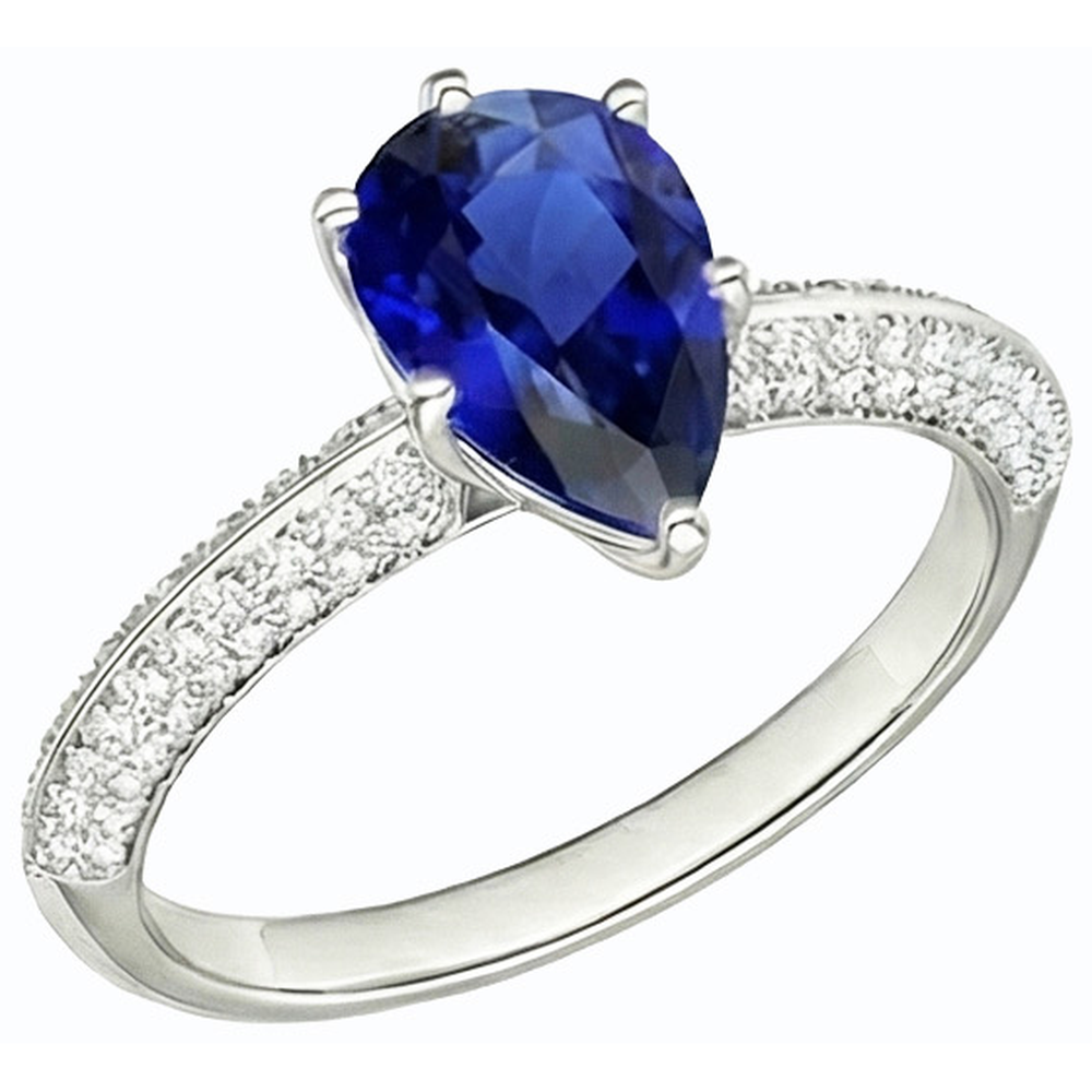 echter baguette diamant 3Karat ring Vorderansicht