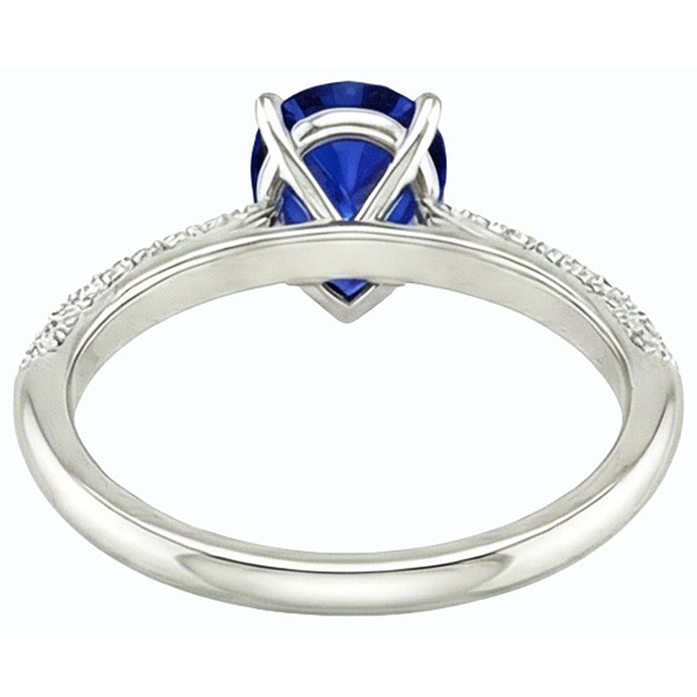 echter baguette diamant 3Karat ring Detailansicht