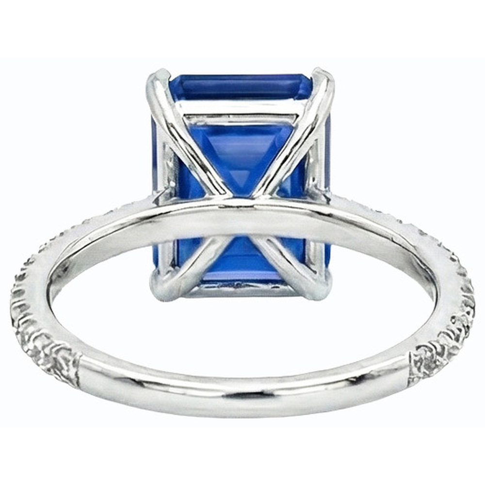 echter round diamant 4.50Karat ring Detailansicht
