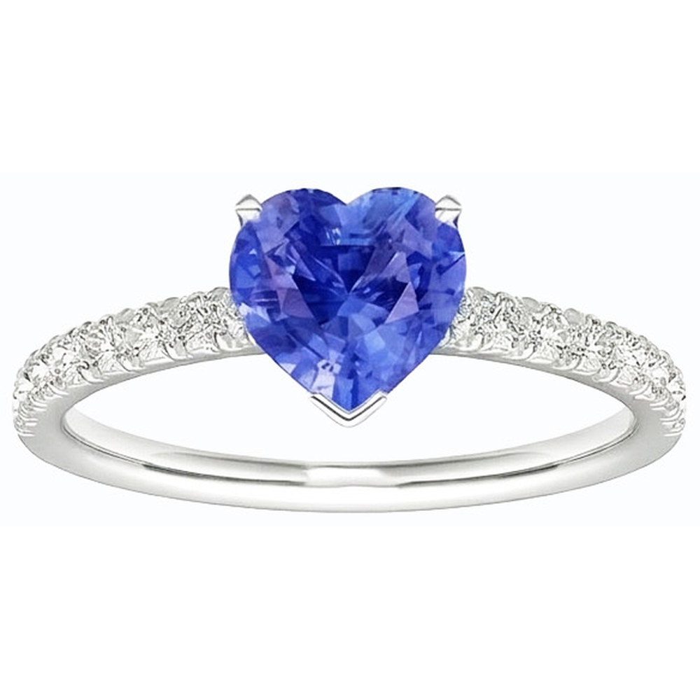 echter round diamant 3Karat ring Seitenansicht